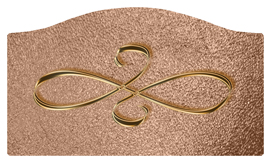 DASHELL-601-BZ-SH-BZ Bronze Scroll Shimmer Bronze Background